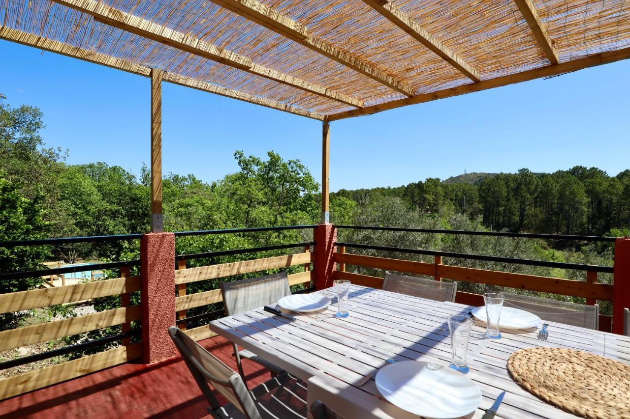 Le Mas Des Rouquets - Avec Piscine Et Jardin Anduze Kültér fotó